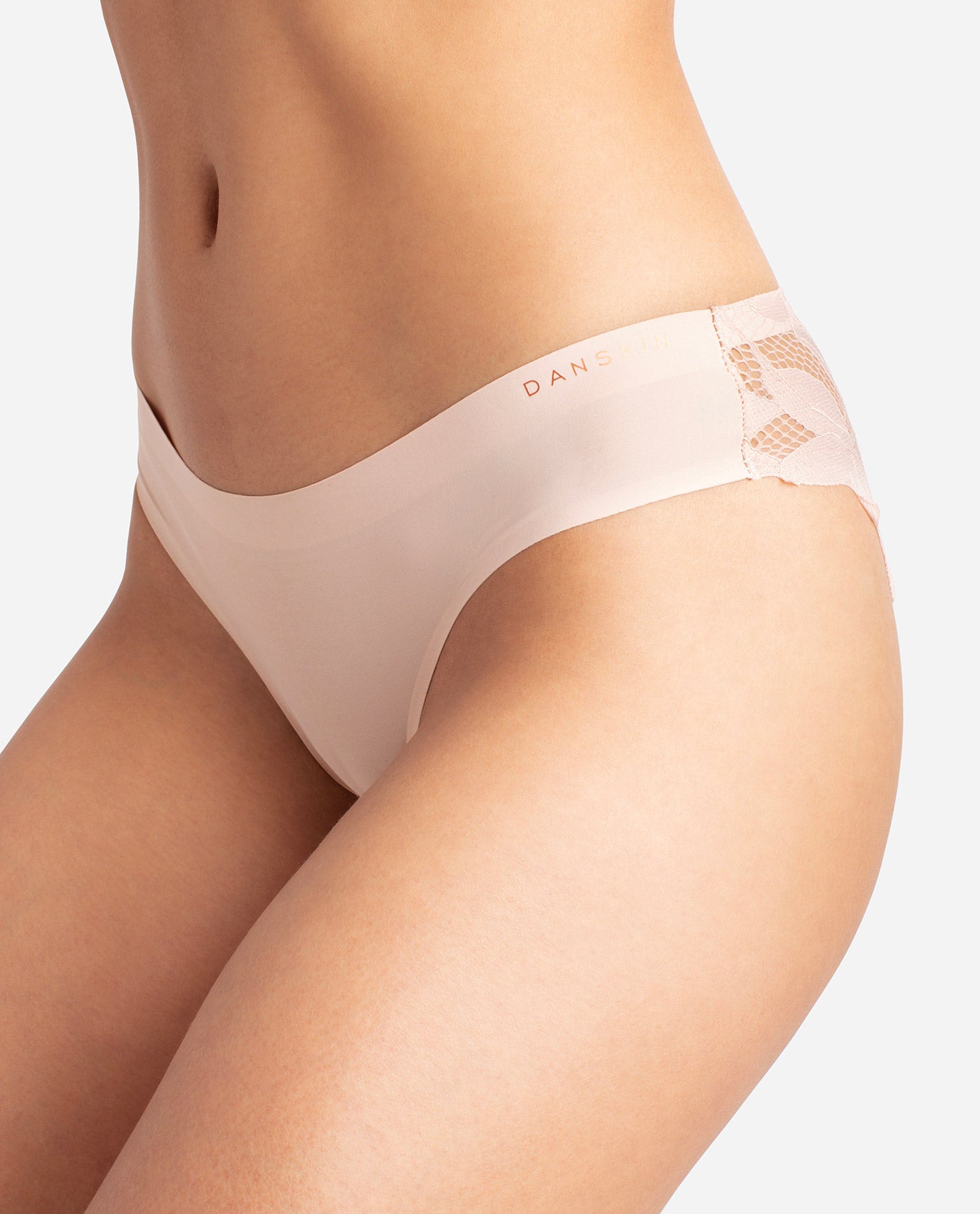 Black/White/Nude Thong Microfibre Knickers 5 Pack