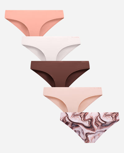 Secret treasures women's seamless bikini panties, 5-pack 