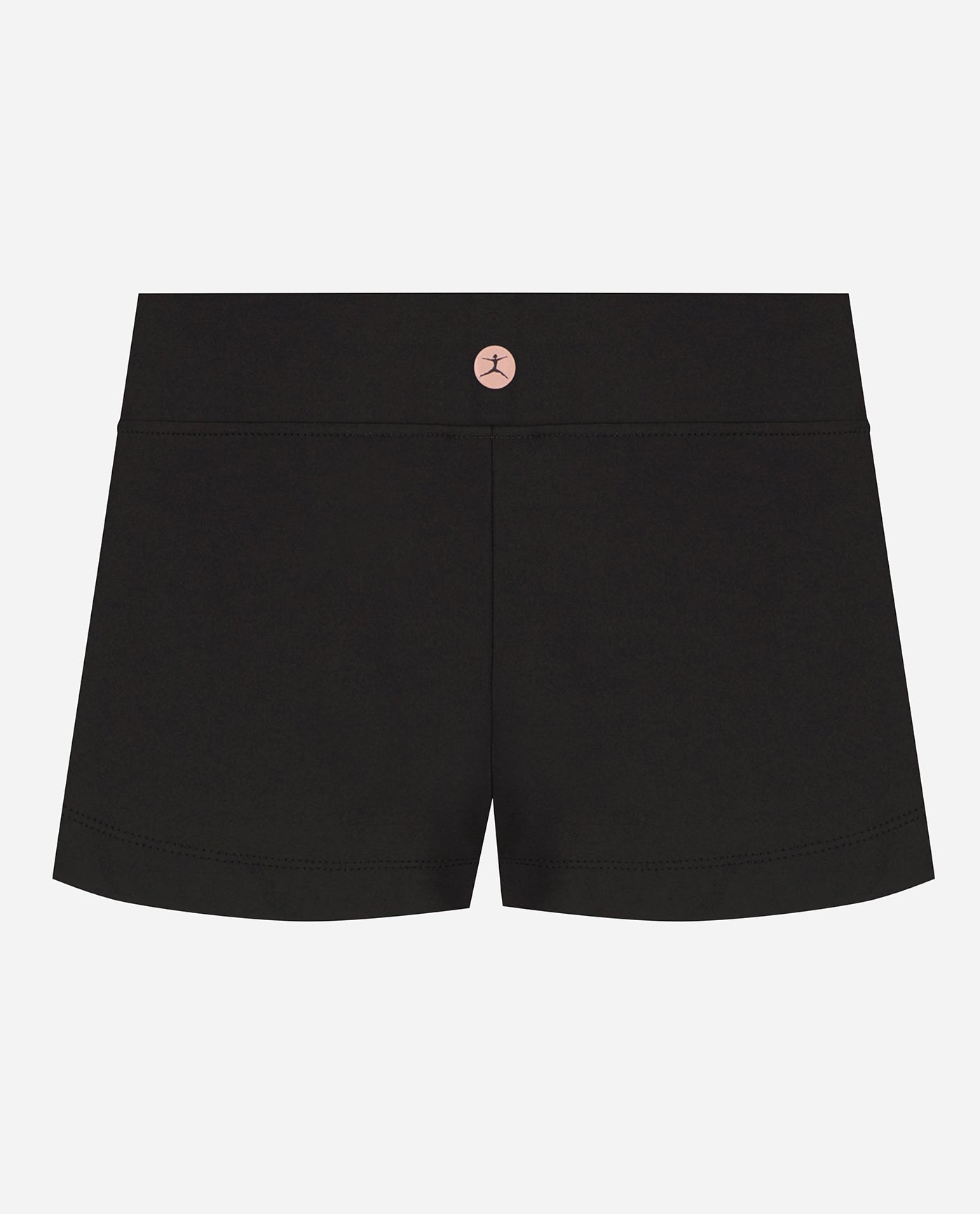 Danskin Now Color Block Solid Black Athletic Shorts Size X-Large